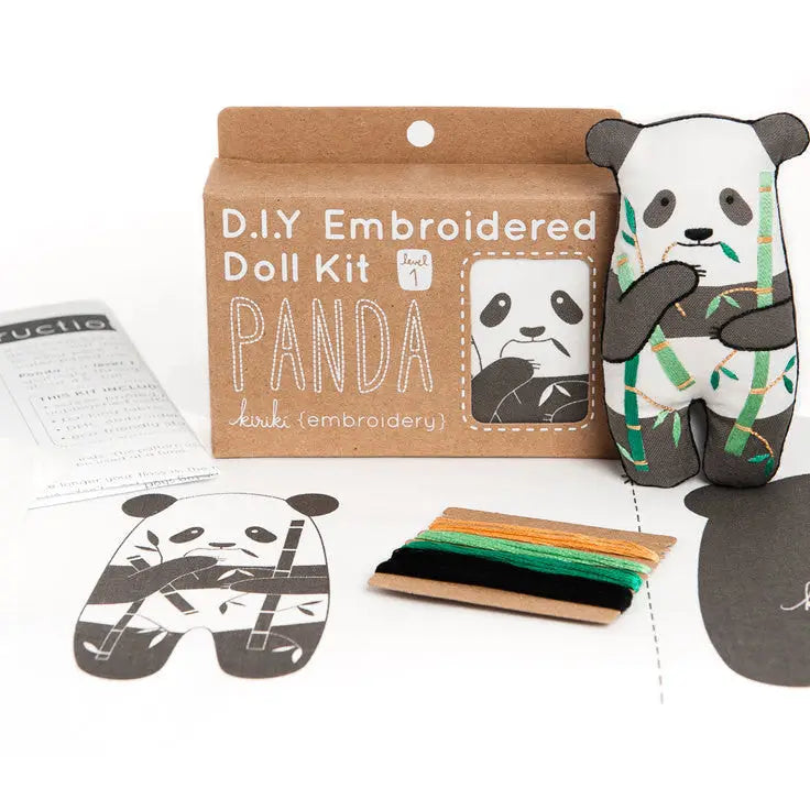 Kiriki Press - Level 1 DIY Embroidered Doll Kit - Various