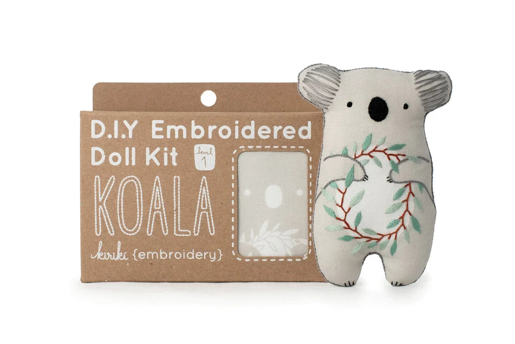 Kiriki Press - Level 1 DIY Embroidered Doll Kit - Various
