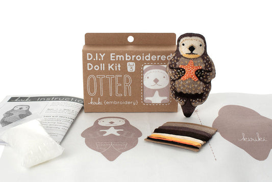 Kiriki Press - Level 3 DIY Embroidered Doll Kit - Various