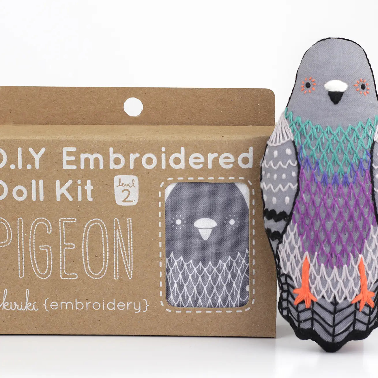 Kiriki Press - Level 2 DIY Embroidered Doll Kit - Various