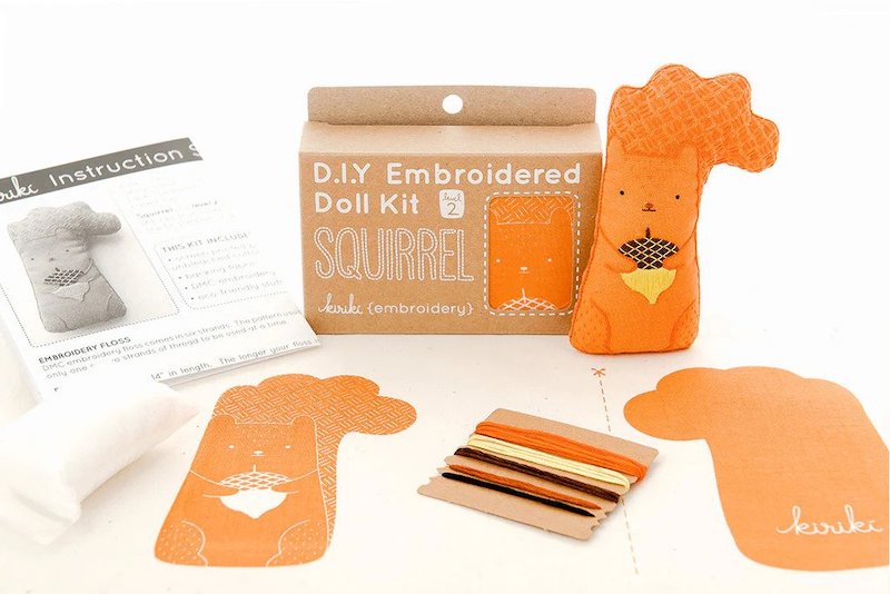 Kiriki Press - Level 2 DIY Embroidered Doll Kit - Various