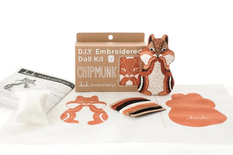 Kiriki Press - Level 3 DIY Embroidered Doll Kit - Various
