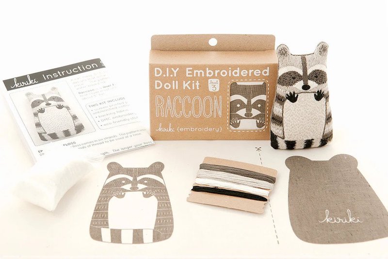 Kiriki Press - Level 3 DIY Embroidered Doll Kit - Various