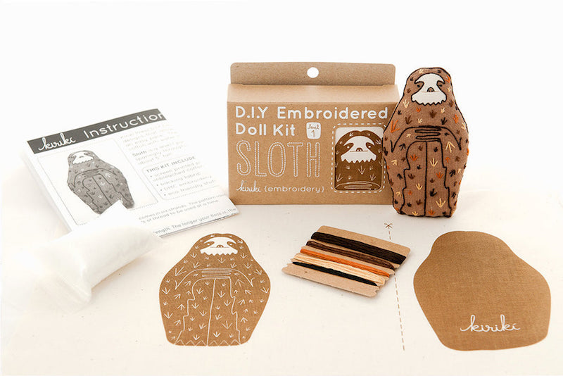 Kiriki Press - Level 1 DIY Embroidered Doll Kit - Various