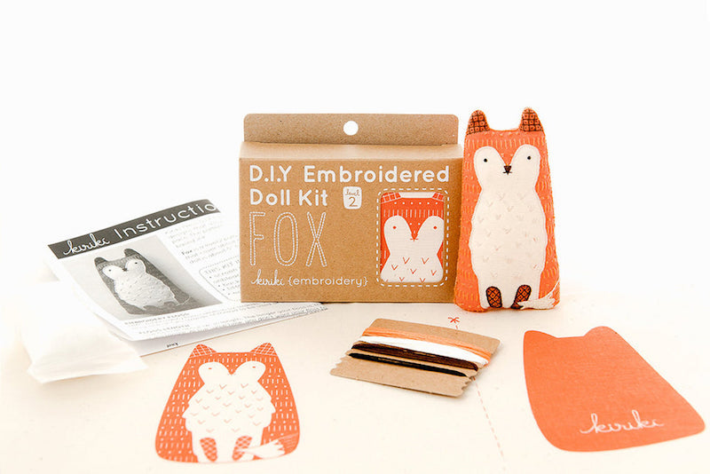 Kiriki Press - Level 2 DIY Embroidered Doll Kit - Various